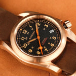 Load image into Gallery viewer, Boderry Voyager Bronze Field Watch
