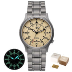 Load image into Gallery viewer, Berny Titanium Pilot Watch
