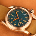 Load image into Gallery viewer, Boderry Voyager Bronze Field Watch
