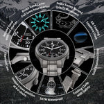 Load image into Gallery viewer, Berny Titanium Pilot Watch
