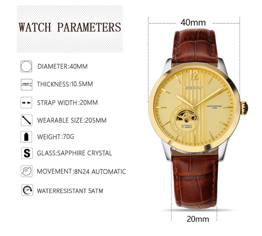 Berny Automatic Dress Watch