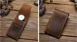 Load image into Gallery viewer, Leather Single Watch Travel Case
