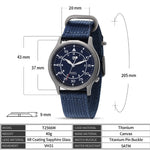 Load image into Gallery viewer, Berny Titanium Pilot Watch
