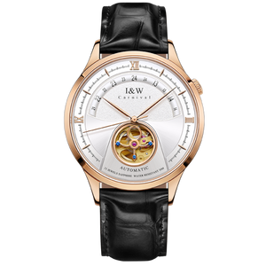 I&W Open Heart Dress Watch